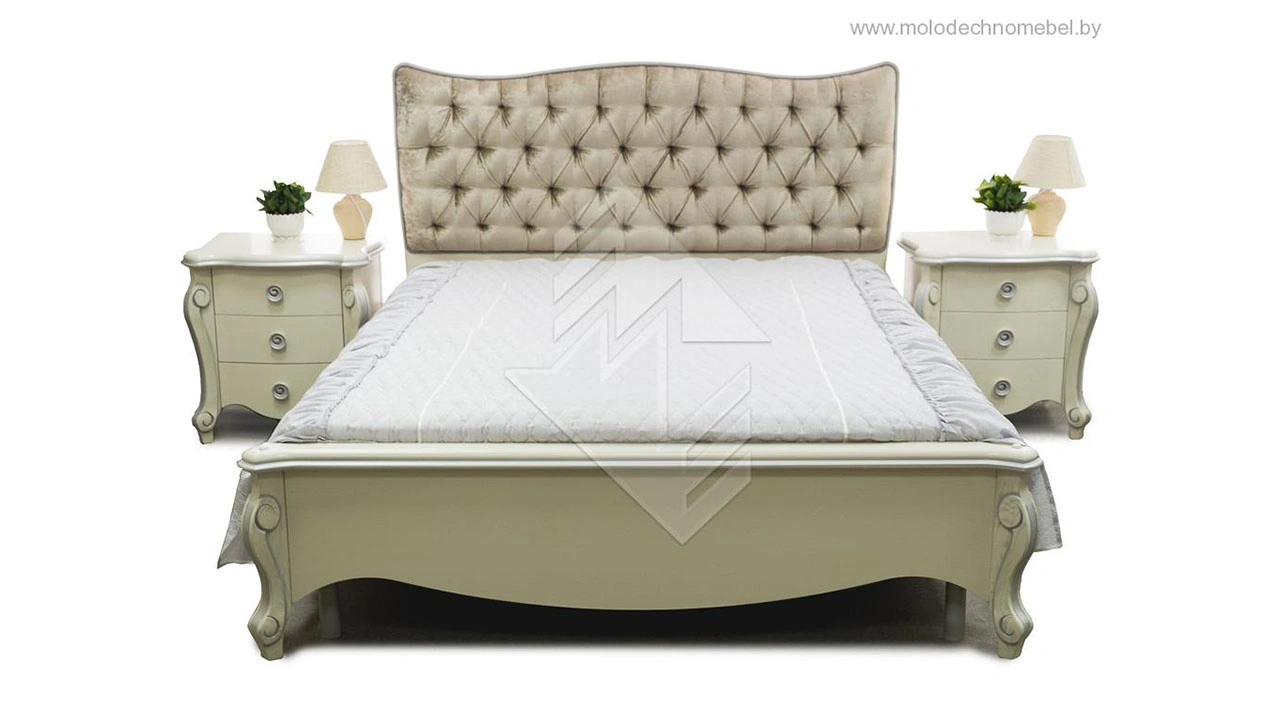 Кровать Луиза белая
